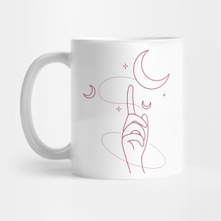 The Moon is at your Fingertips Mug